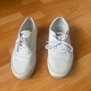Vans Classic White Lace-Up Shoes